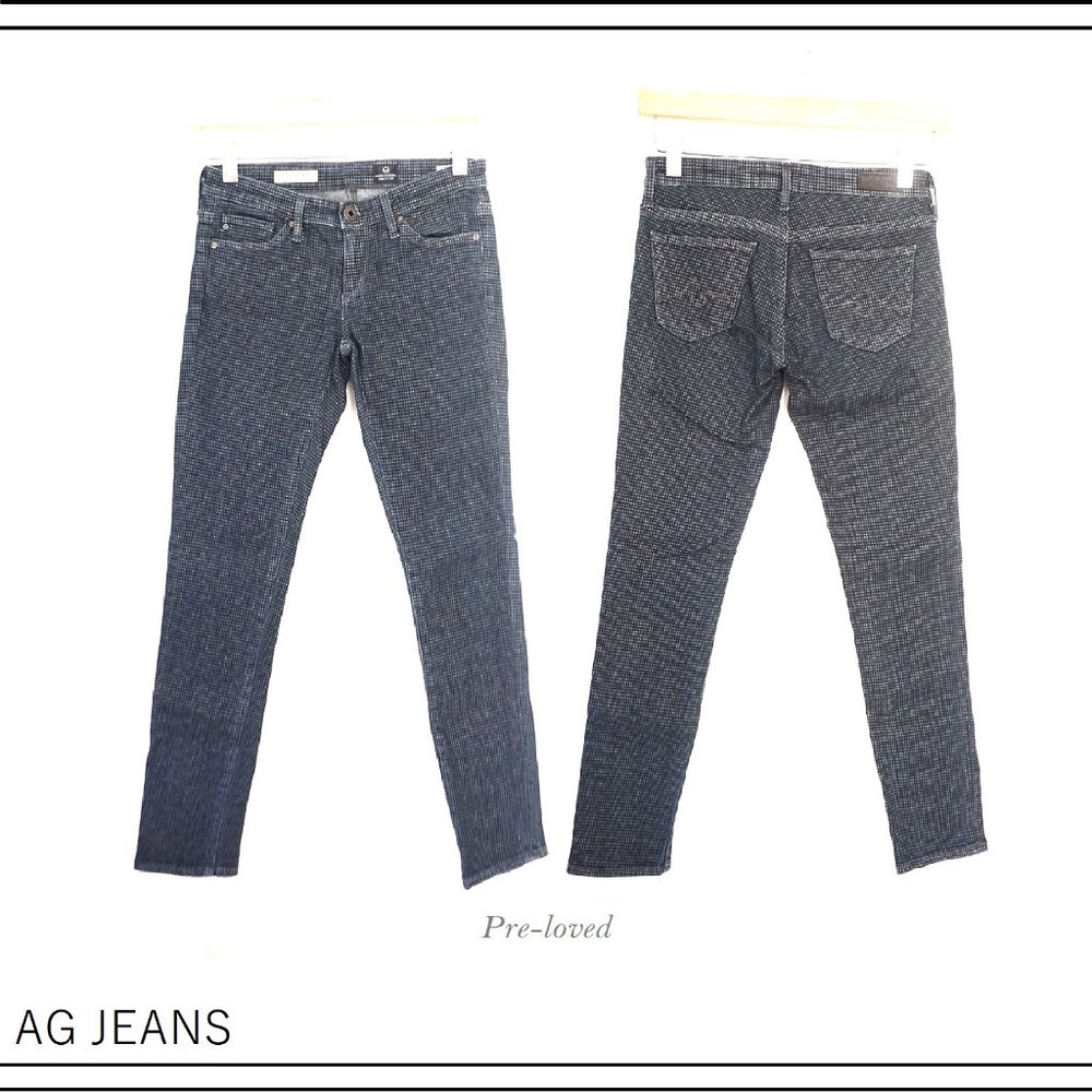 AG The Legging Ankle/Super Skinny Ankle Polka Dots